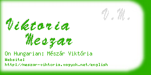 viktoria meszar business card